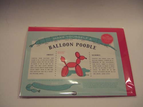 Make a balloon card and envelope!
